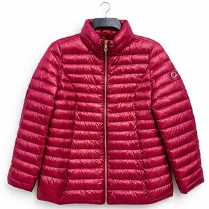 Kate Spade Berry (Burgundy/Wine) Packable Down Jacket - Size Small